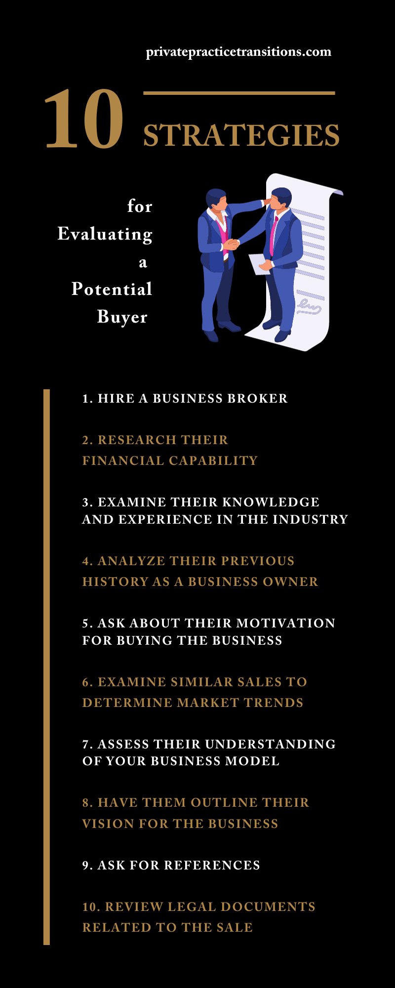 10 Strategies for Evaluating a Potential Buyer