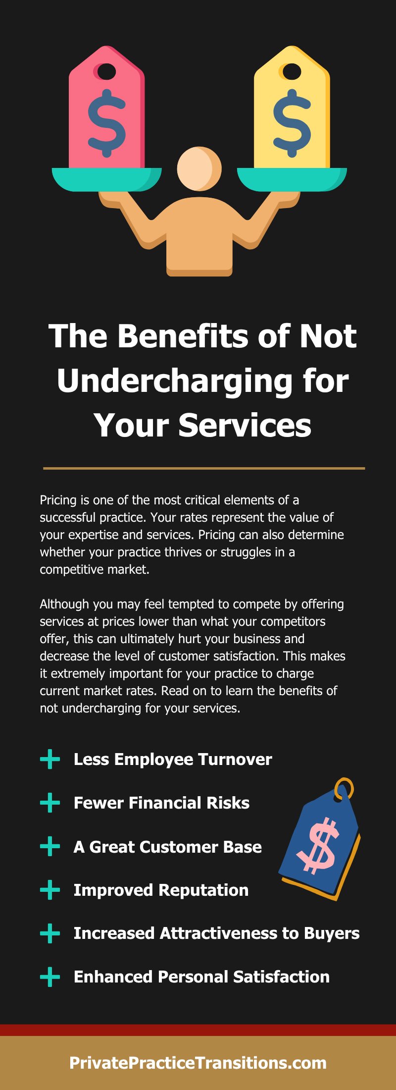 The Benefits of Not Undercharging for Your Services