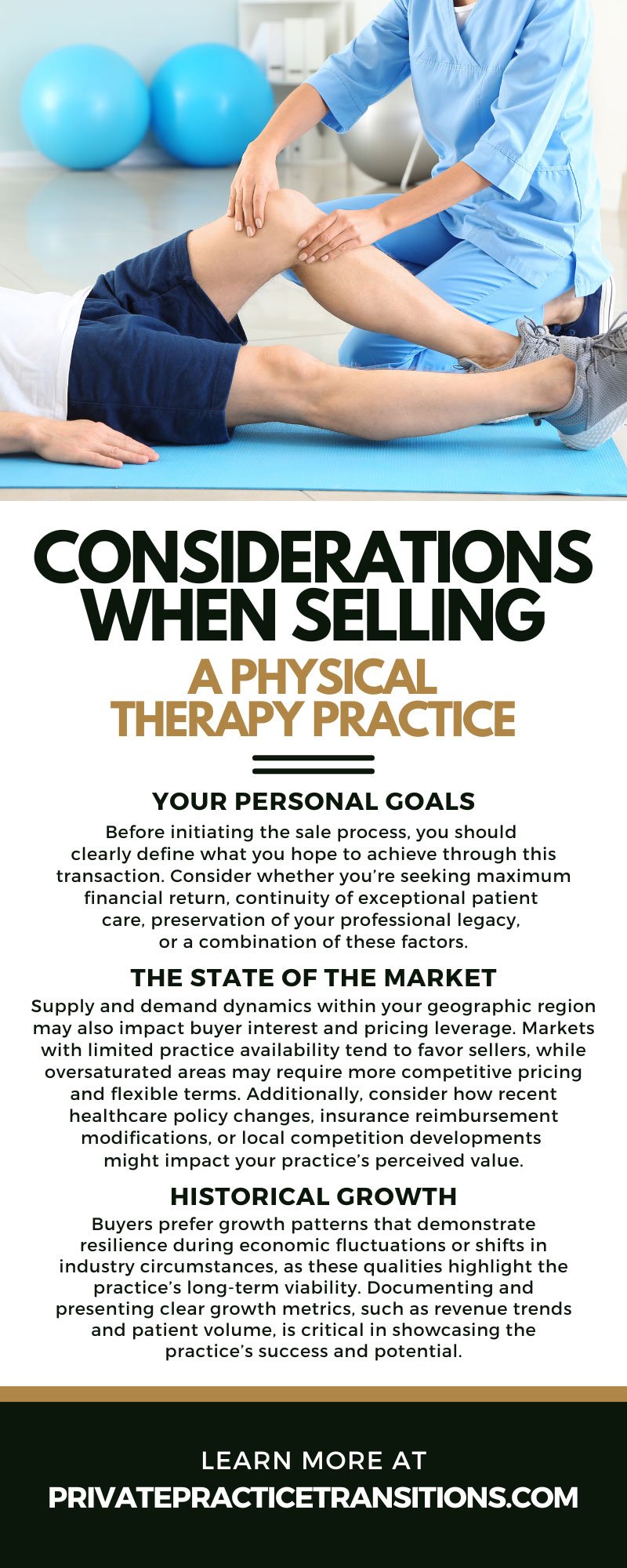 Considerations When Selling a Physical Therapy Practice