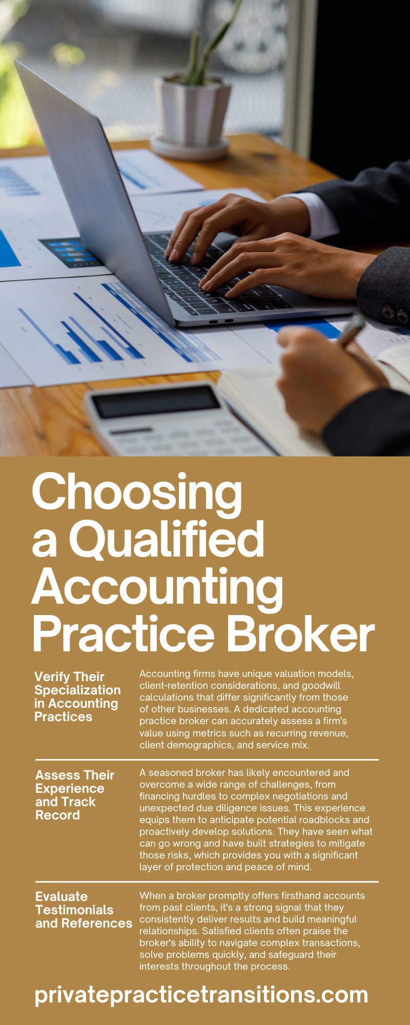Choosing a Qualified Accounting Practice Broker