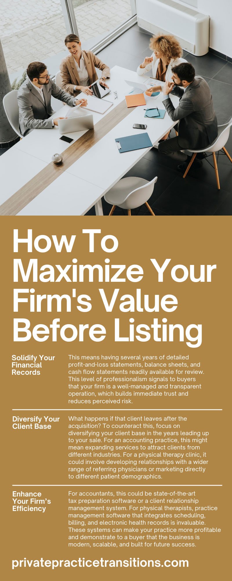 How To Maximize Your Firm's Value Before Listing