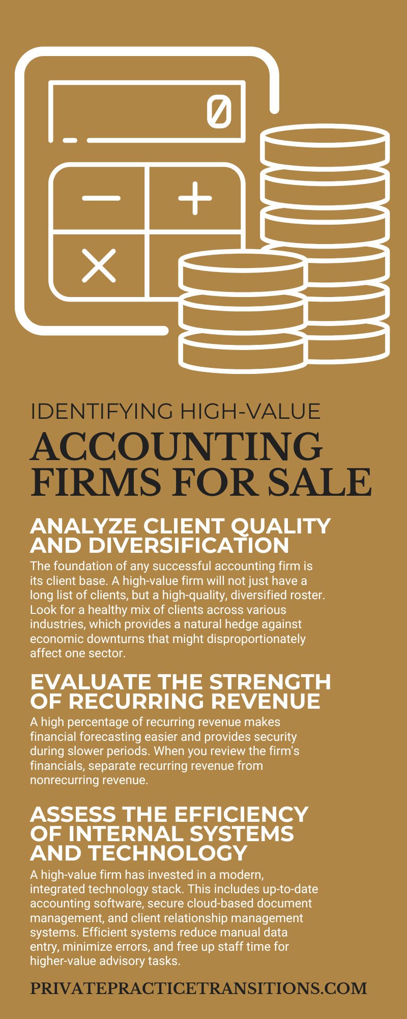 Identifying High-Value Accounting Firms for Sale