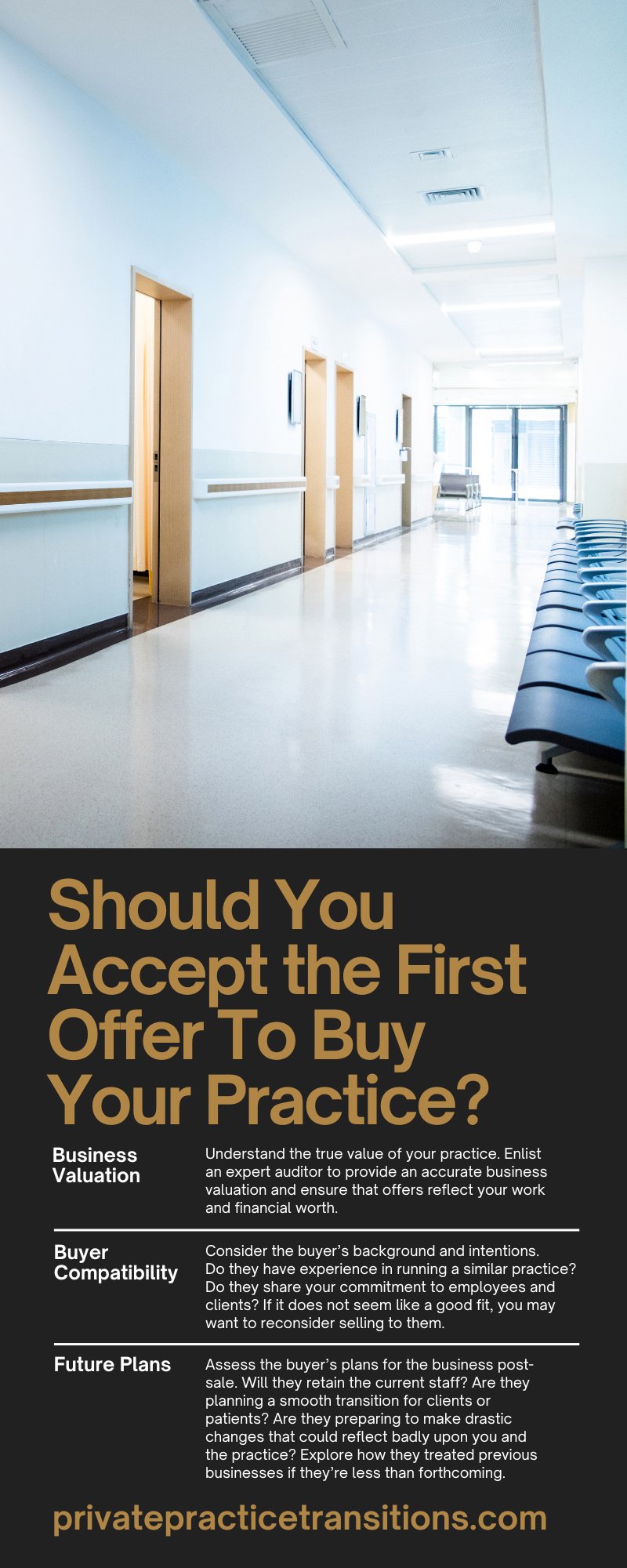 Should You Accept the First Offer To Buy Your Practice?