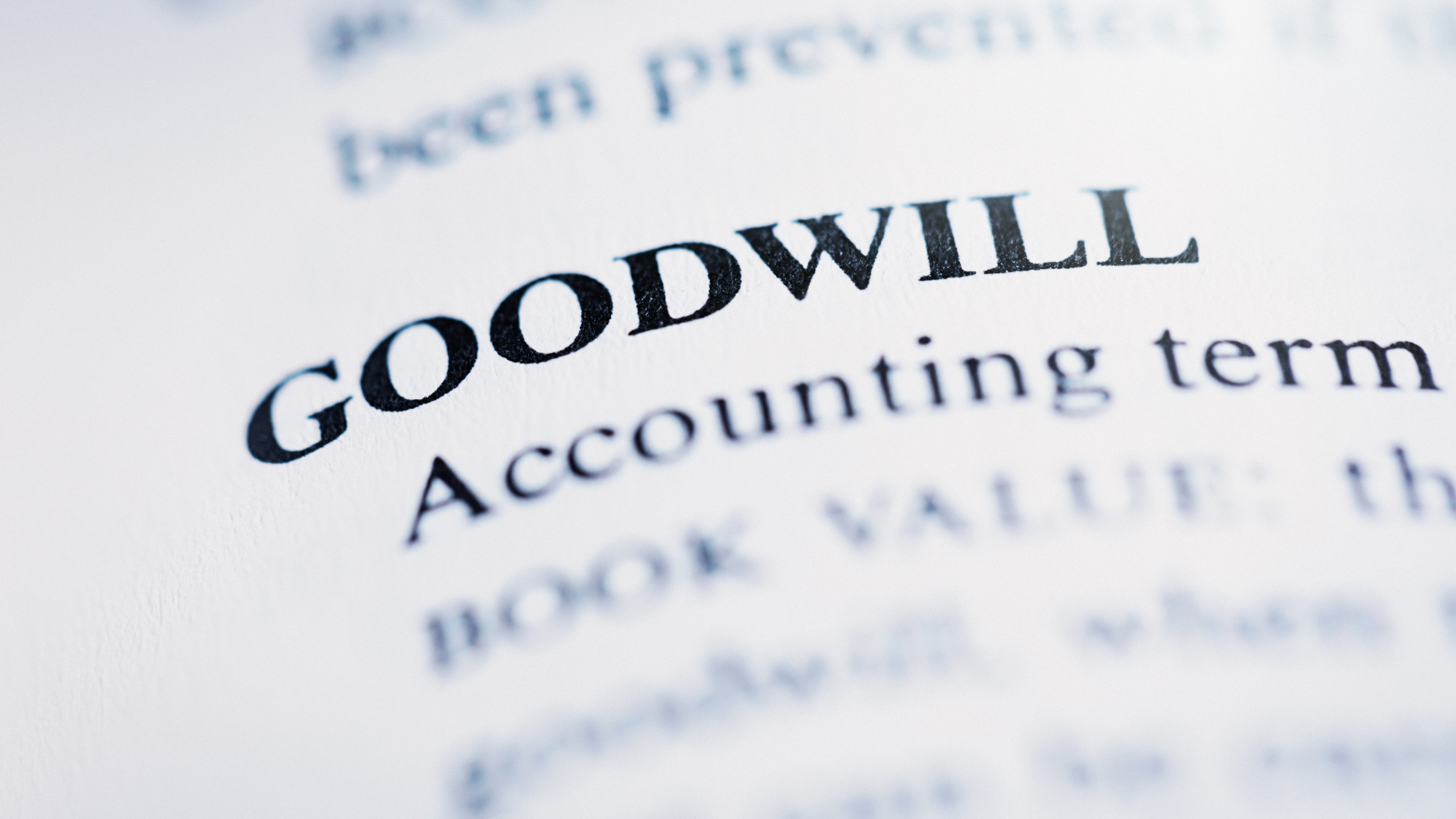 Goodwill transition
